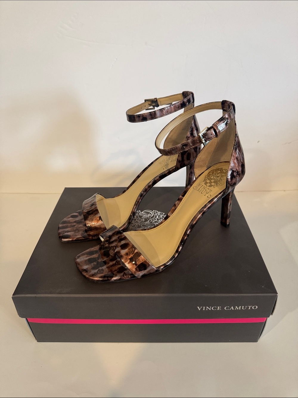 Vince Camuto Blurred Leopard Heels